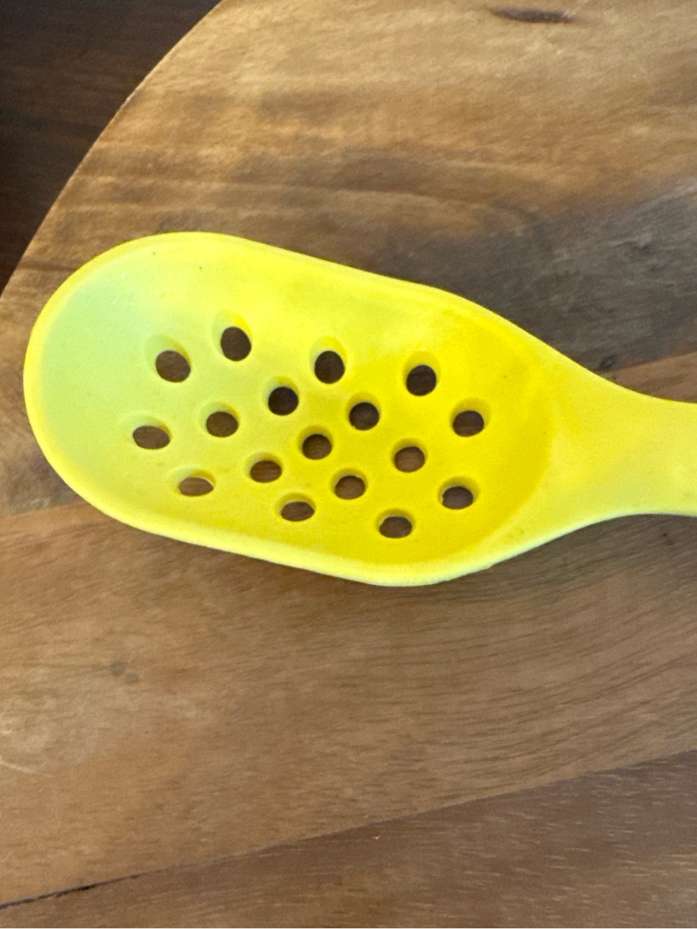 CWC Silicone Slotted Spoon Cook With Color Kitchen Utensil Banana Yellow - Picture 4 of 4